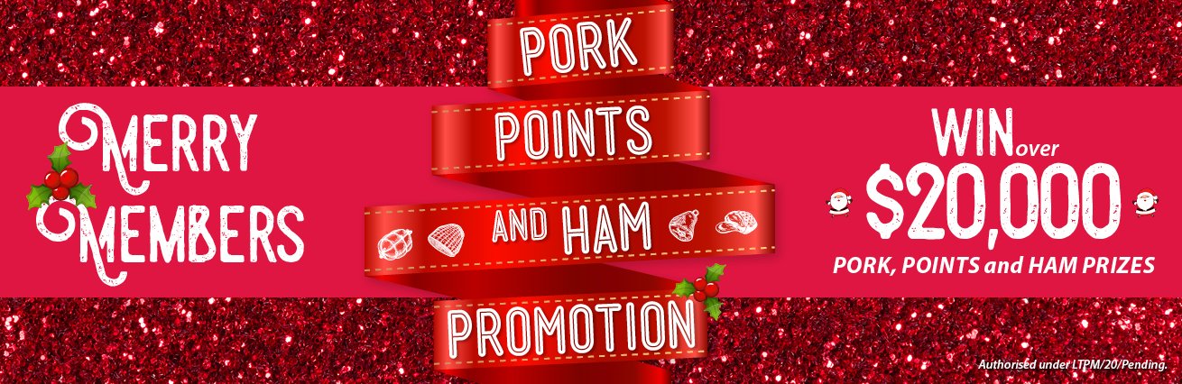 Merry Members Pork Points & Ham Promotion